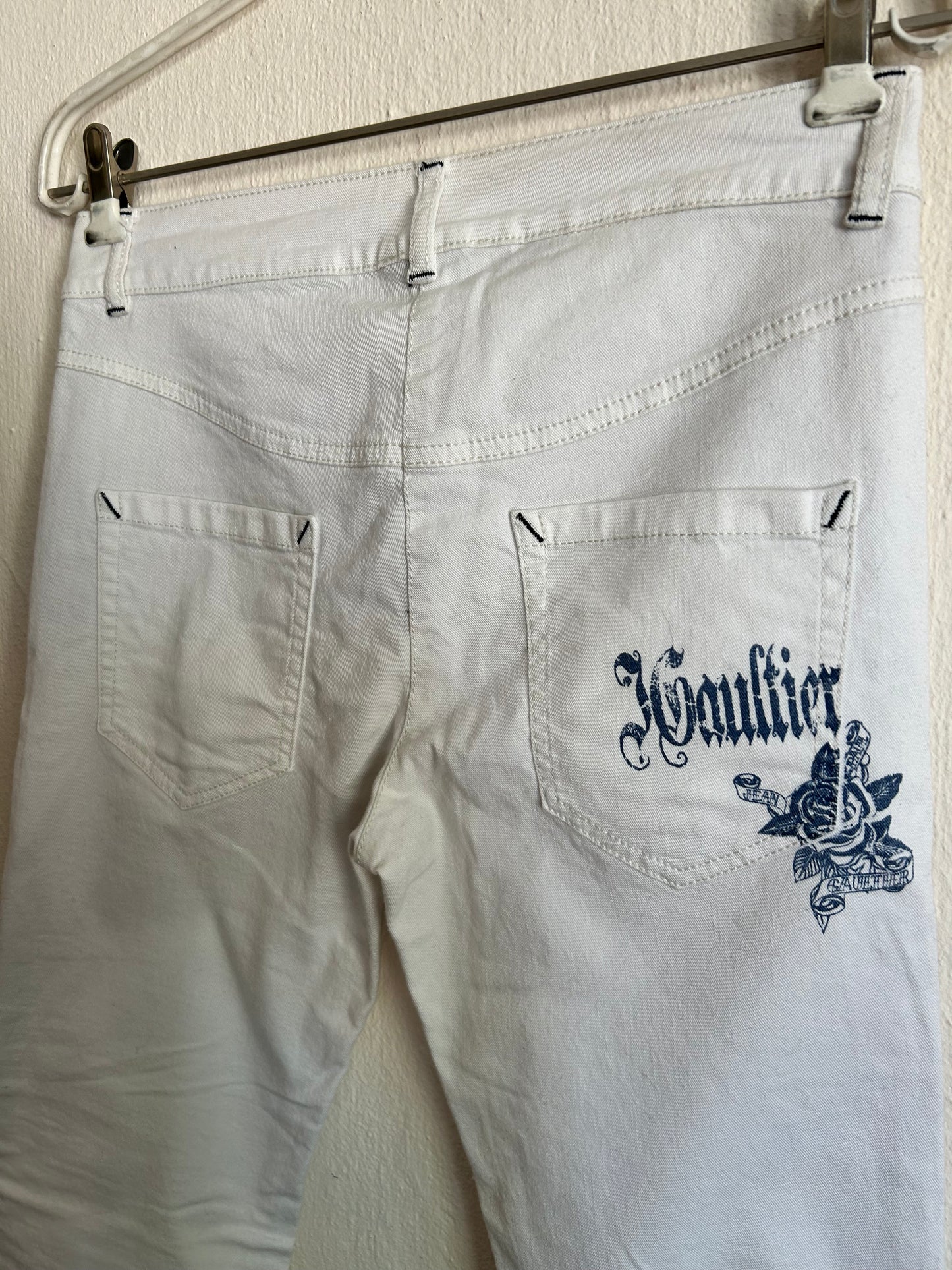 Jea Paul Gaultier white jeans