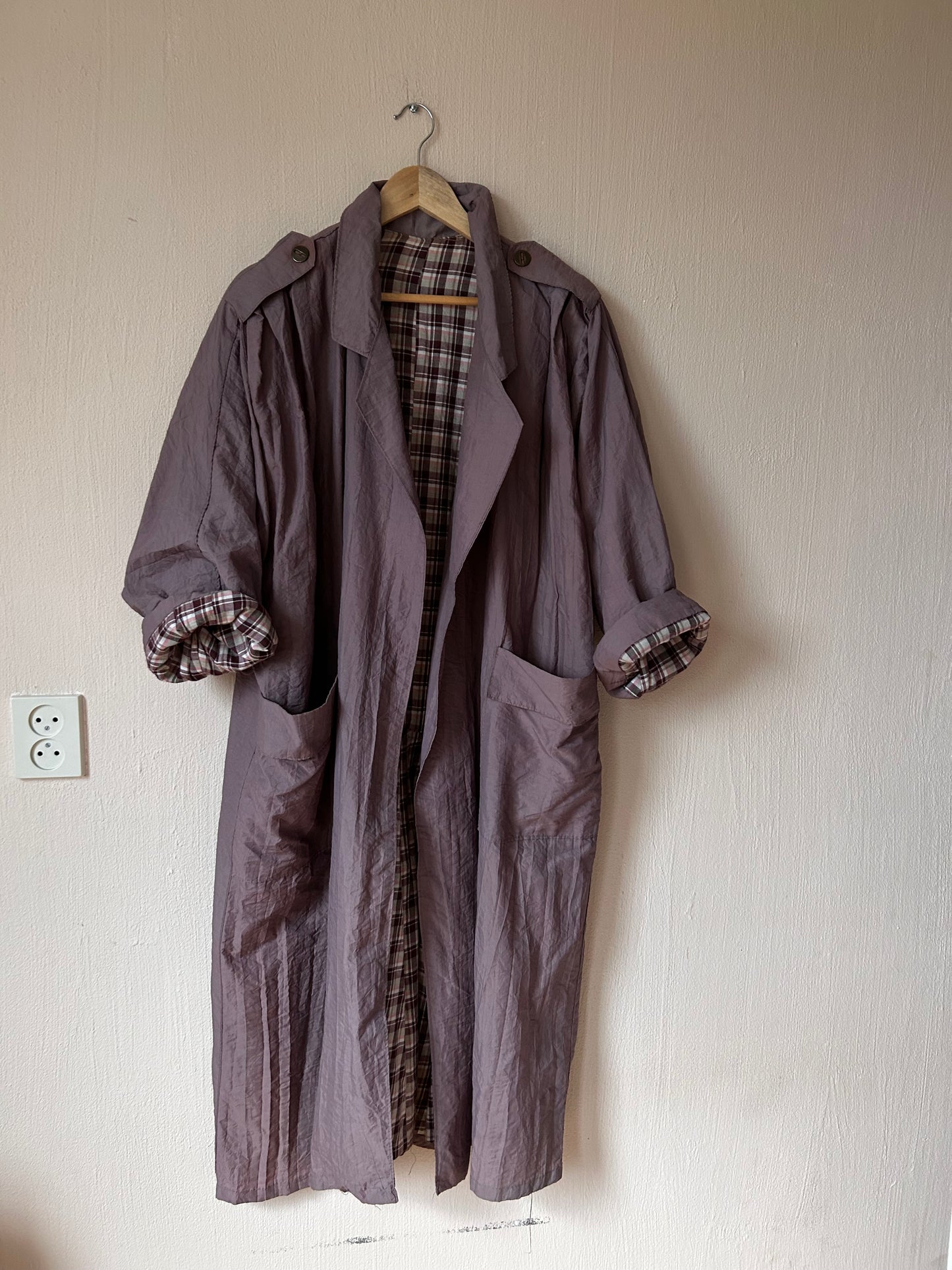 90s vintage oversized trench