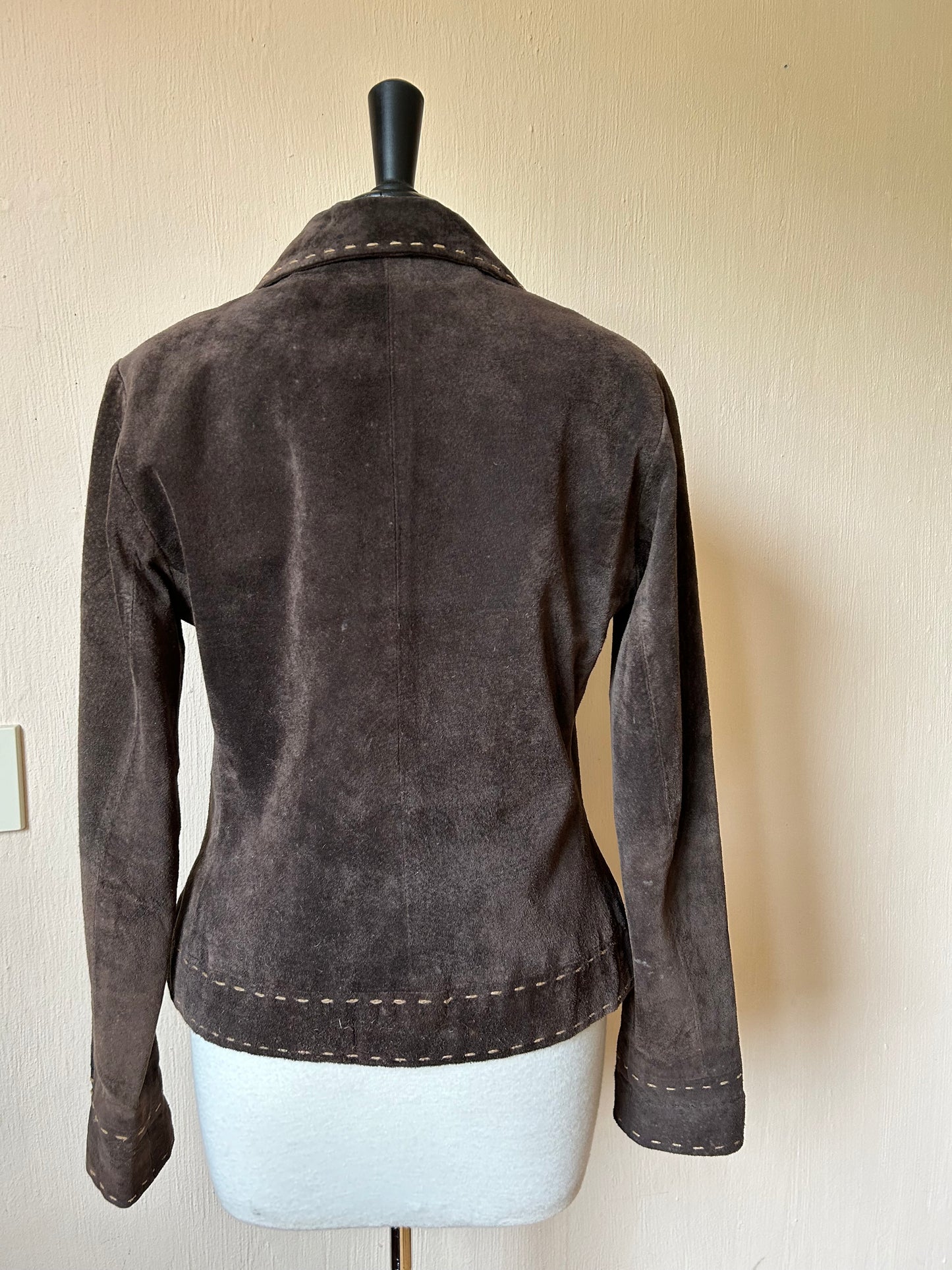 Vintage brown suede jacket