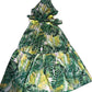 Long belted summer dress