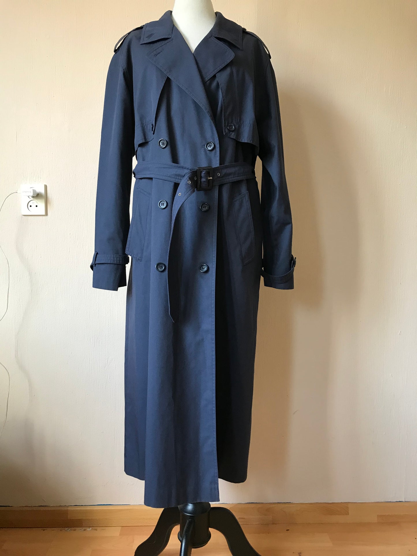 Vintage belted trench coat