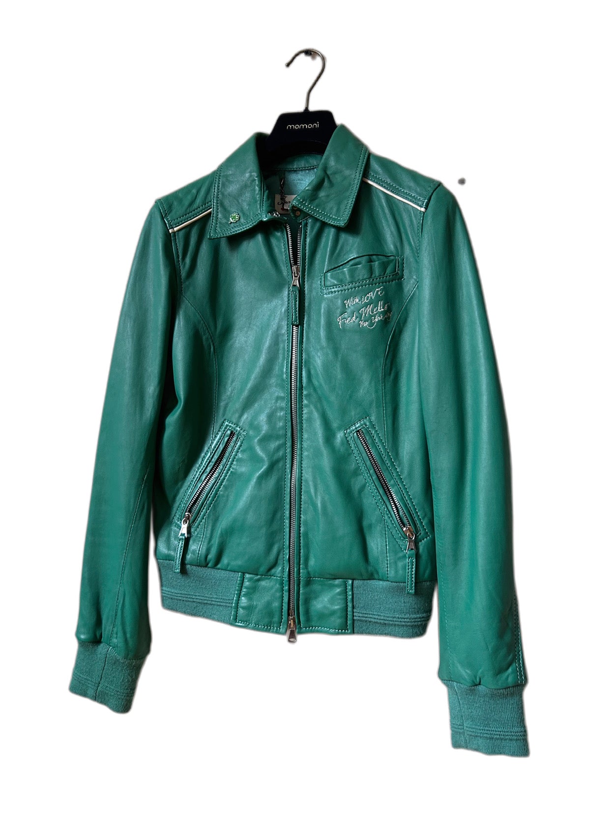 Fred Mello NY leather bomber