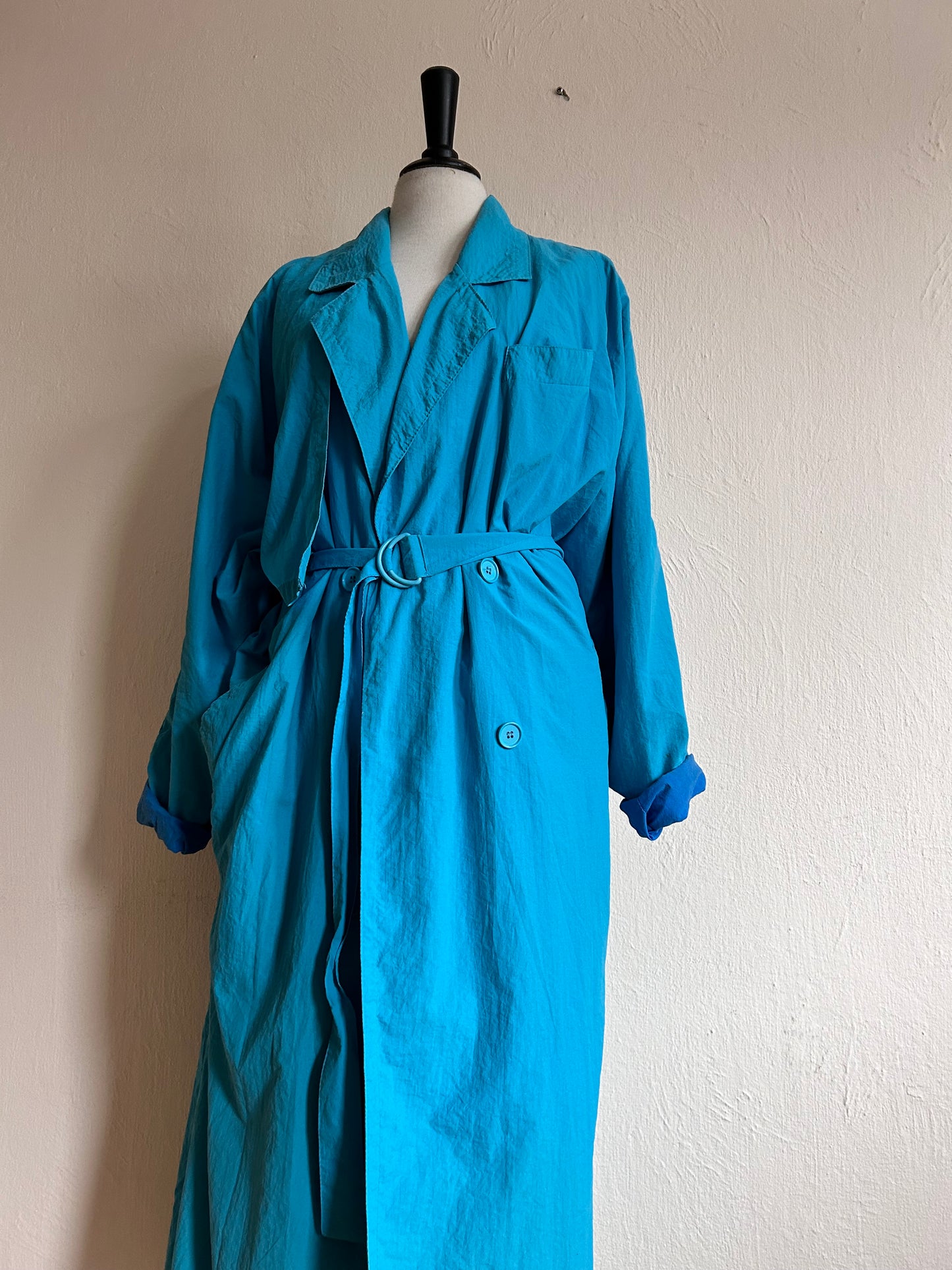 90s Vintage maxi trench coat