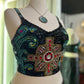 Embellished bustier/ crop top