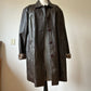 80s vintage leather coat