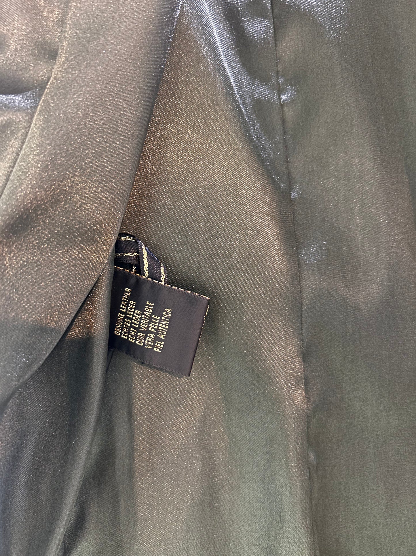 90s Gina Bacconi leather coat