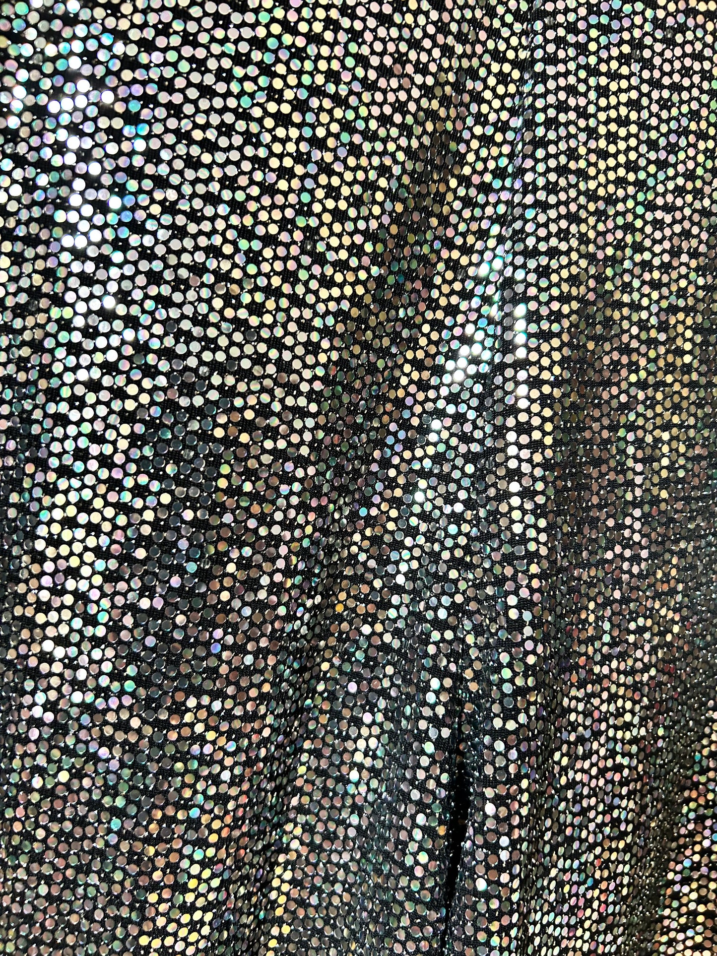 Glittery flared leggings