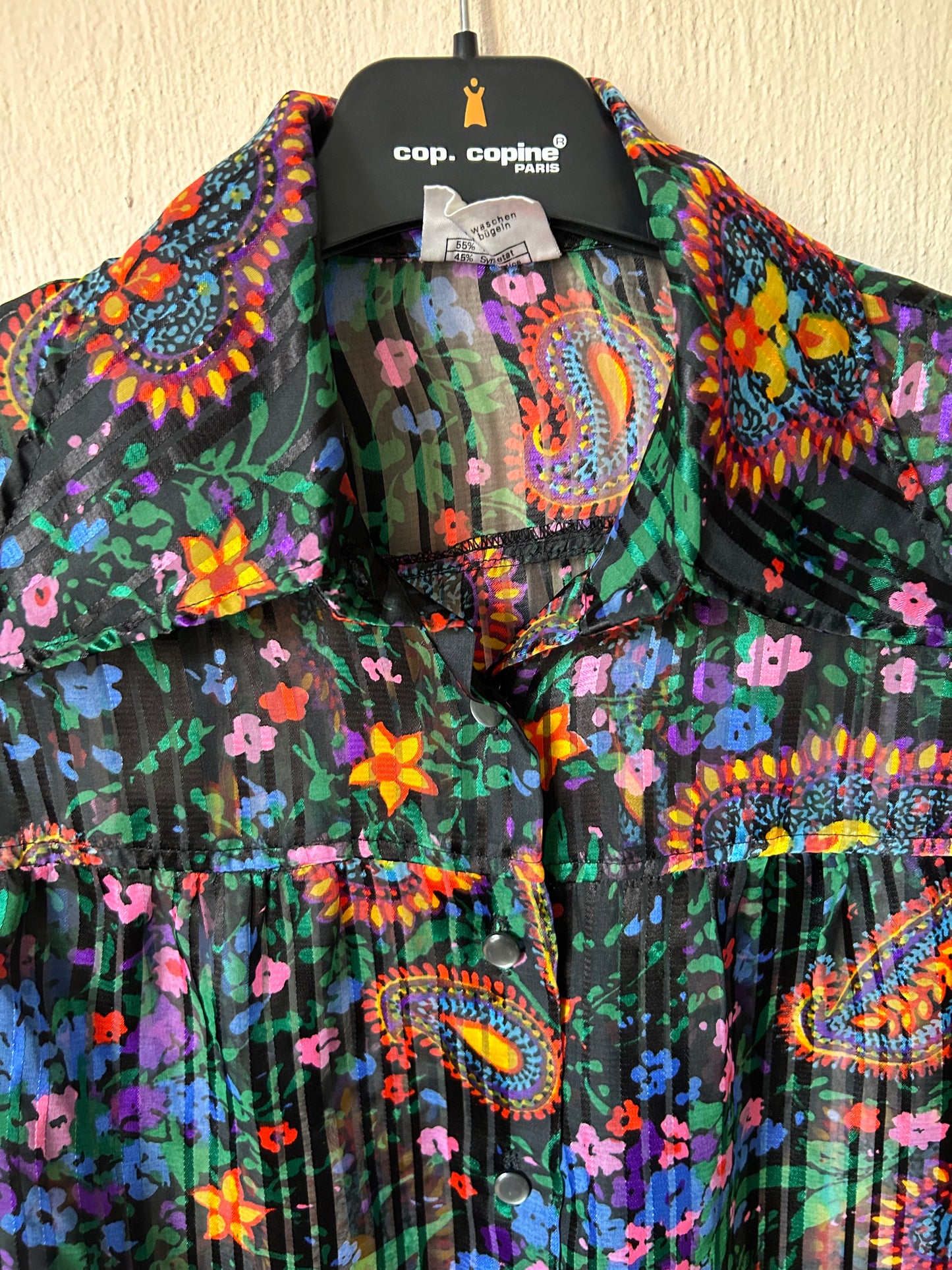 70s Arnell dagger blouse