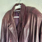 80s vintage lamb leather jacket