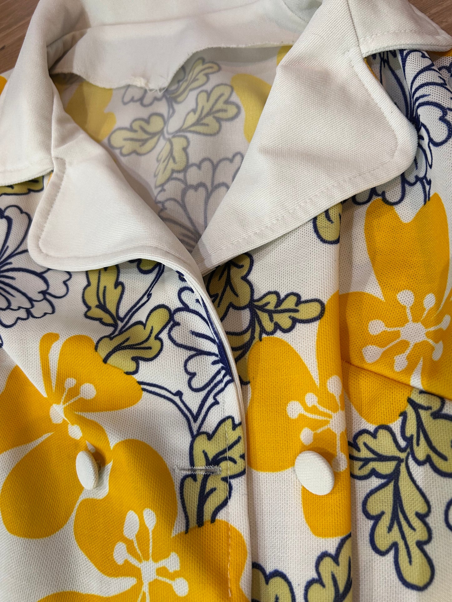 70s floral print dress
