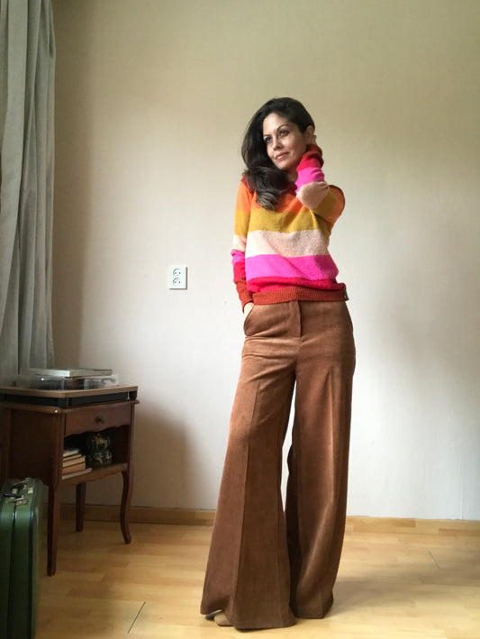 Corduroy elephant pants