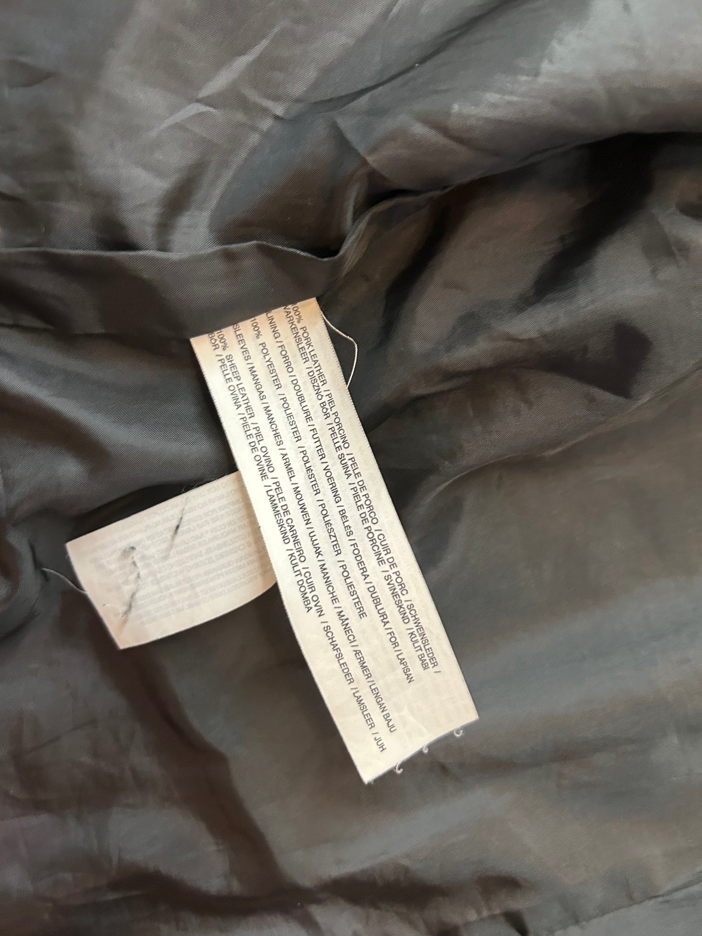 Vintage suede biker jacket