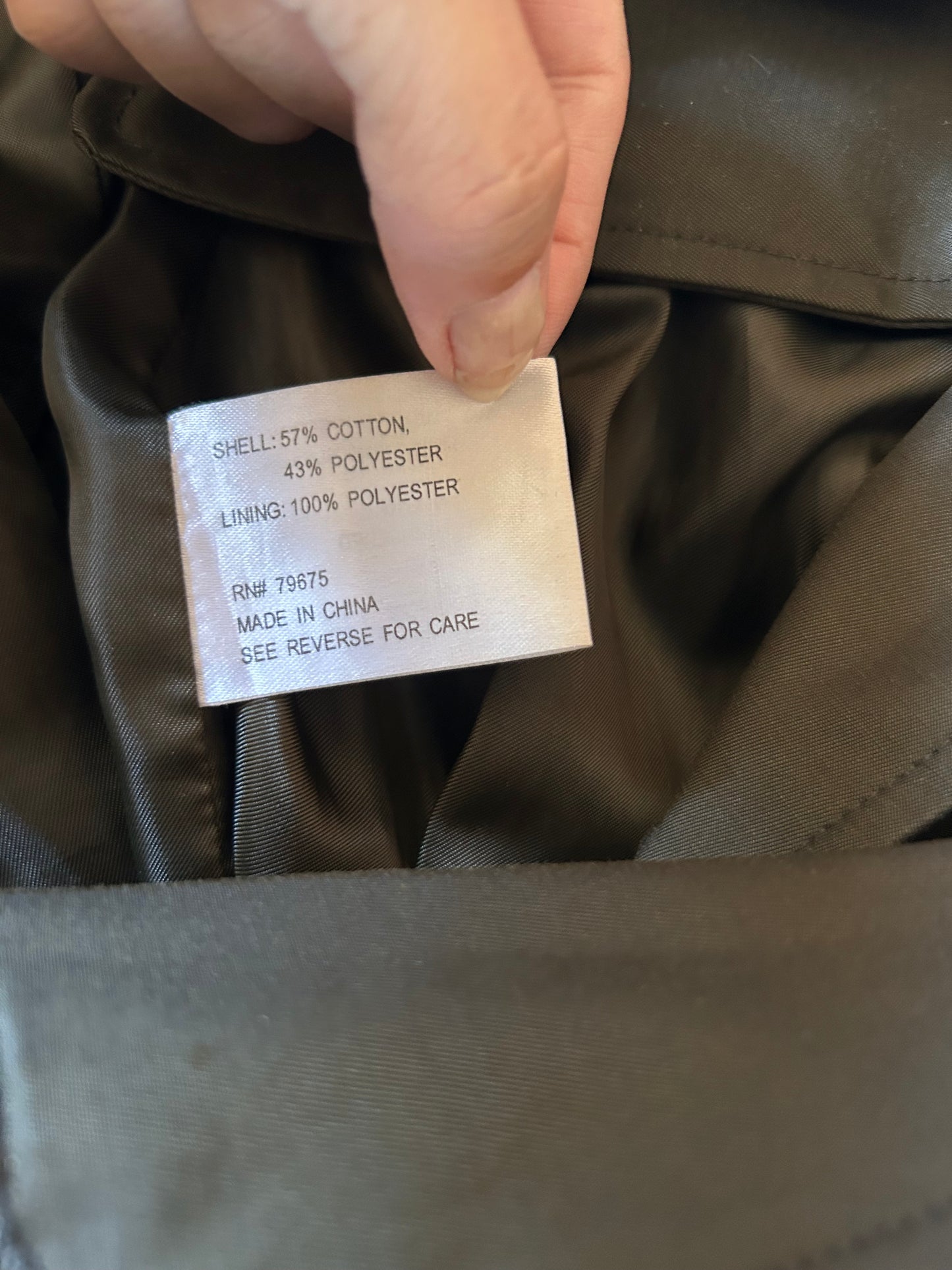 MICHAEL Michael Kors Olive Green Trench Coat – Size S