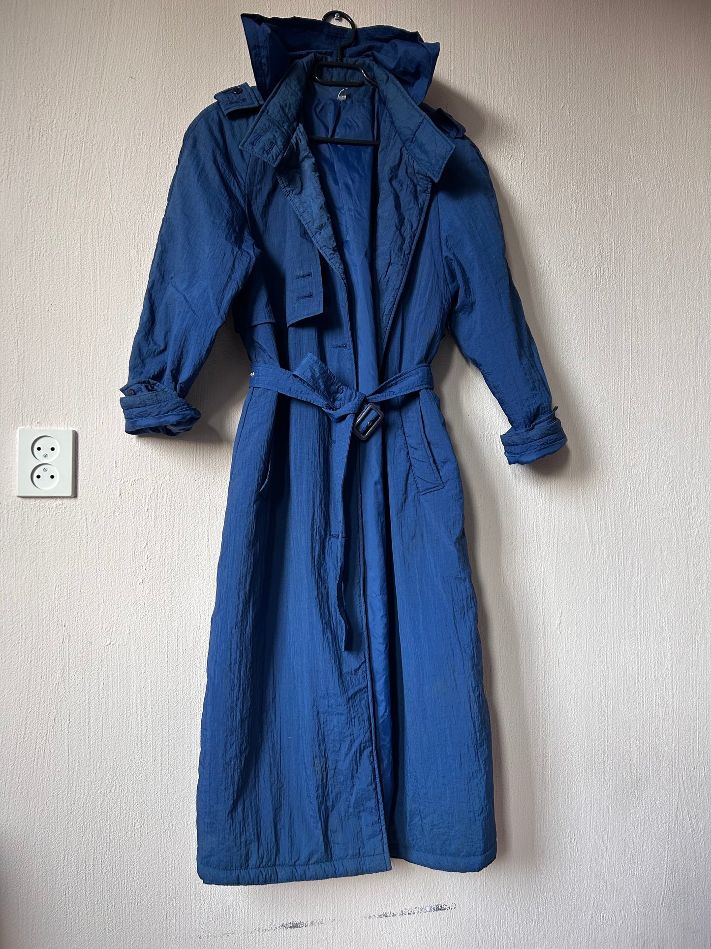 90s rain trench coat