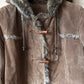 Vintage leather parka