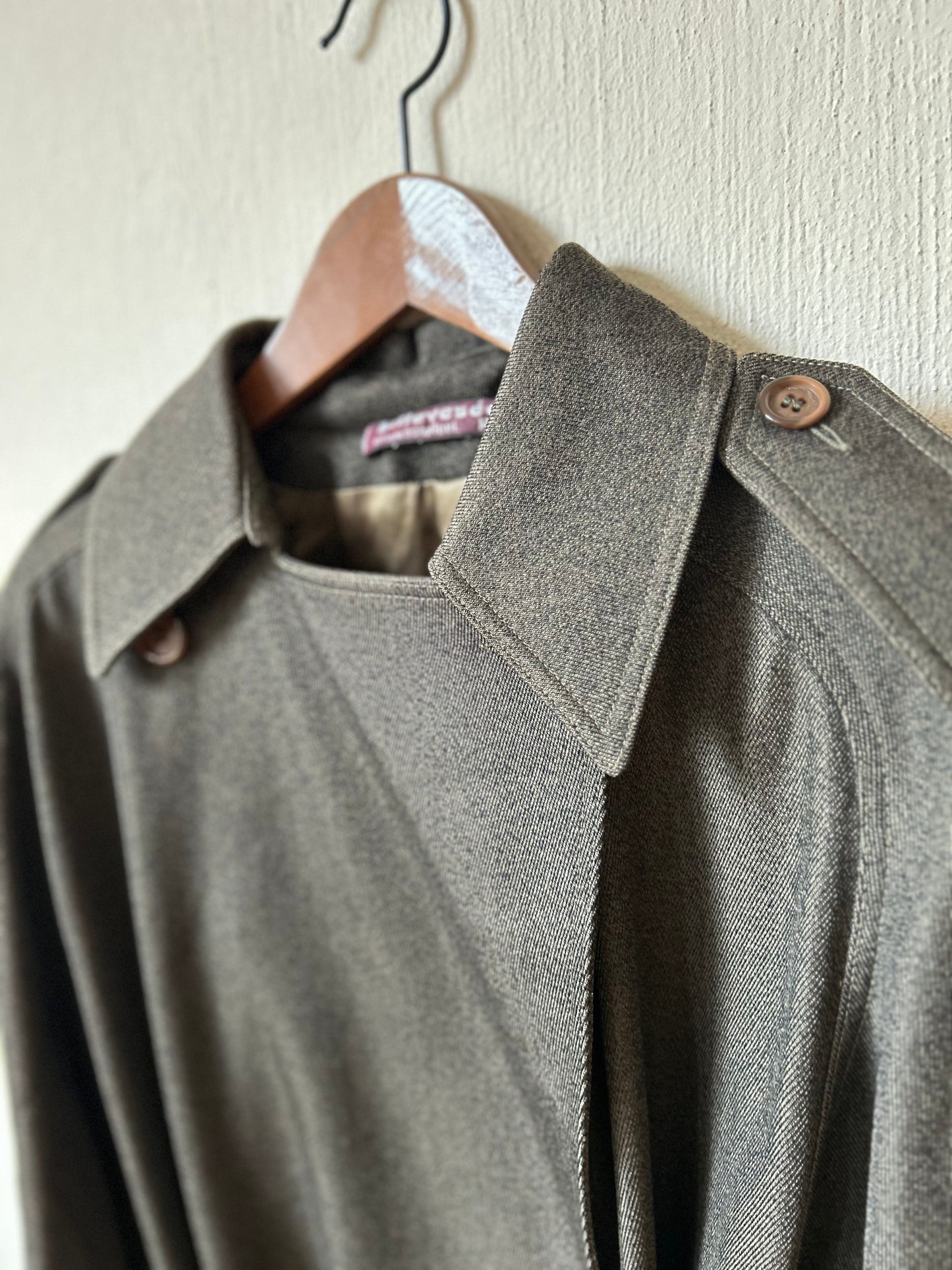 Vintage wool trench coat