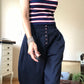 High waist pleated pants