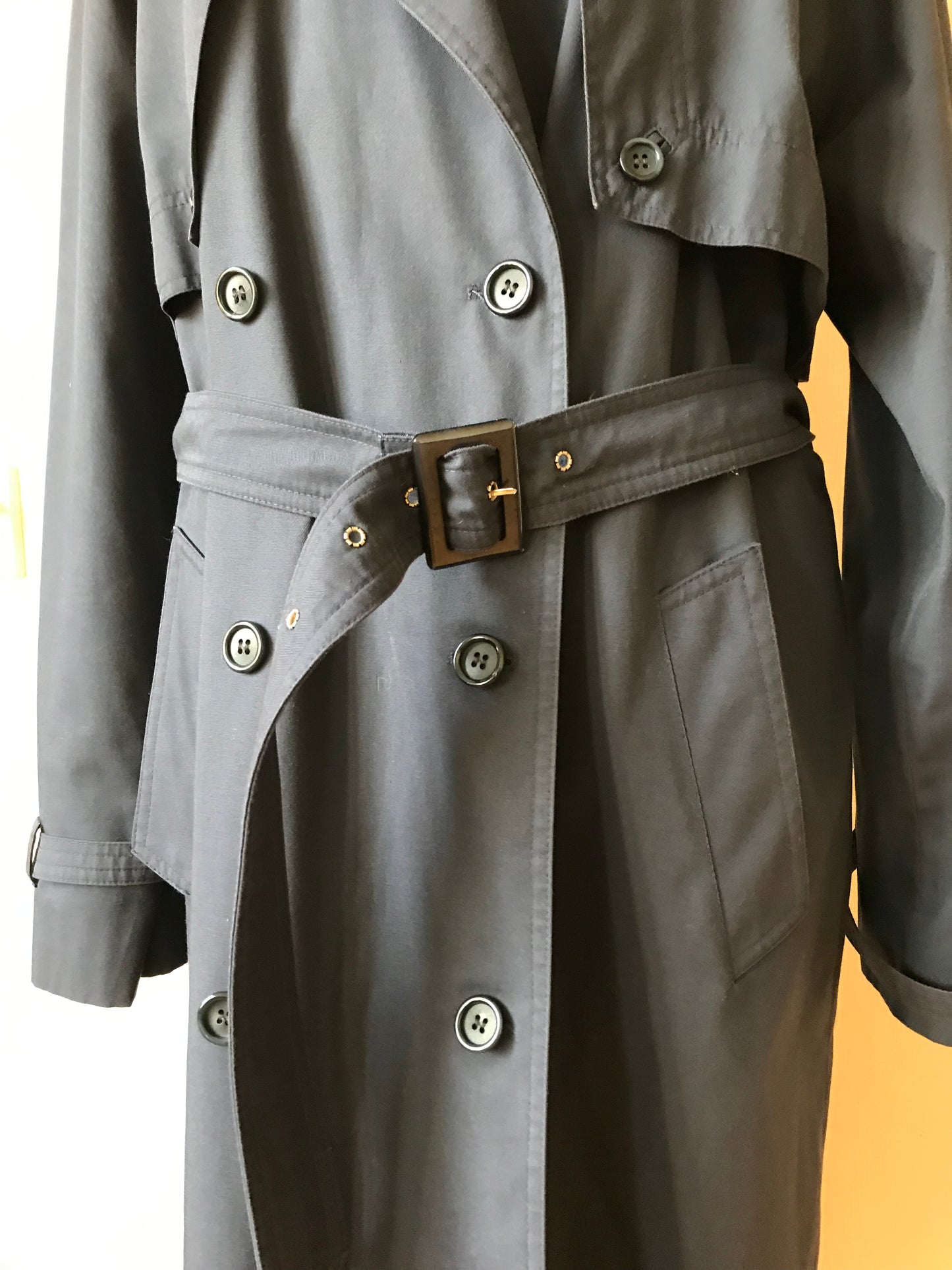 Vintage belted trench coat