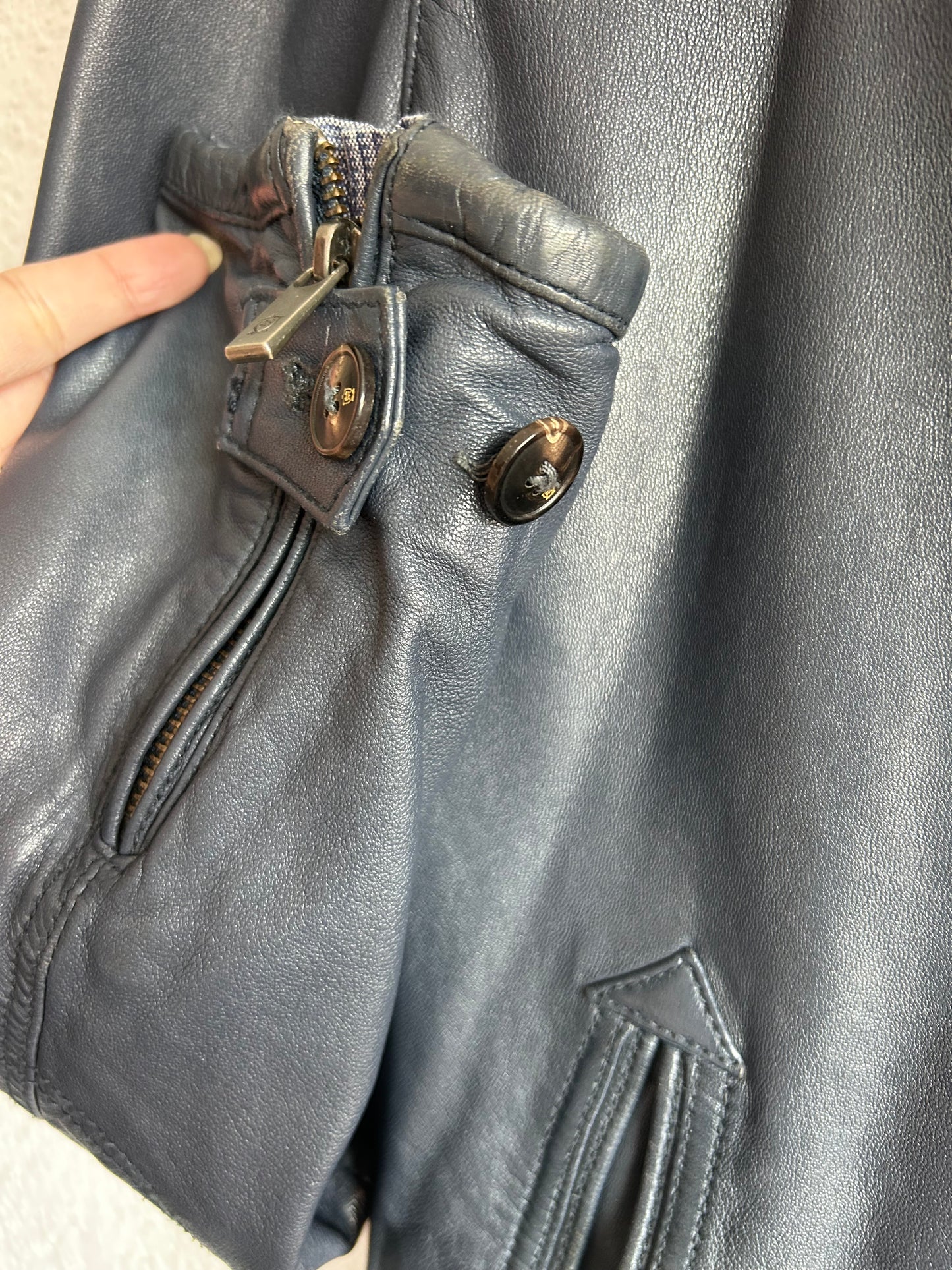 Massimo Dutti Leather jacket (Men-M)
