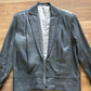 80s classic oversized leather jacket M/L