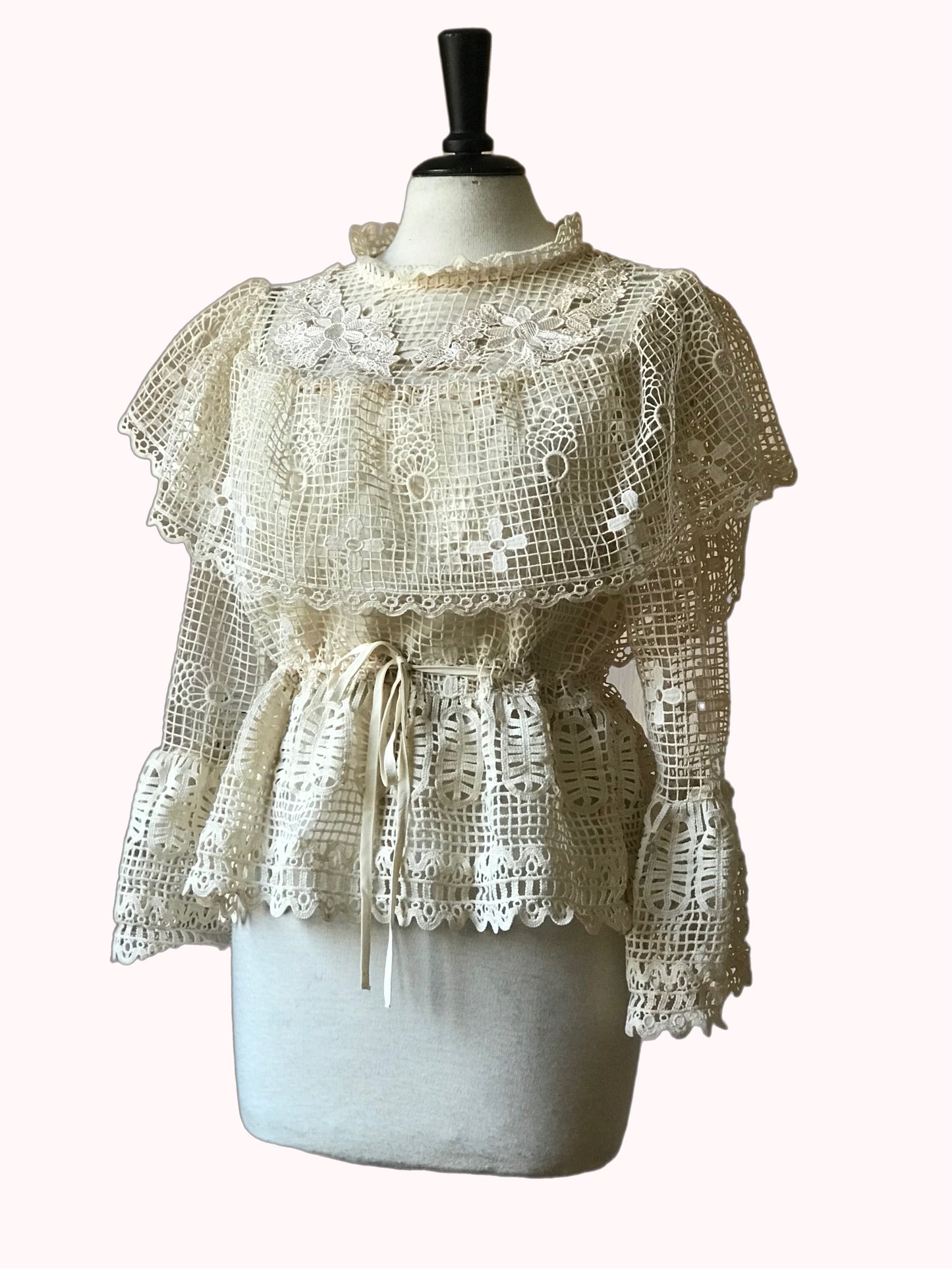 Vintage crochet blouse