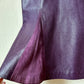 Purple leather vintage skirt