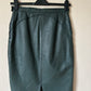 Vintage leather skirt