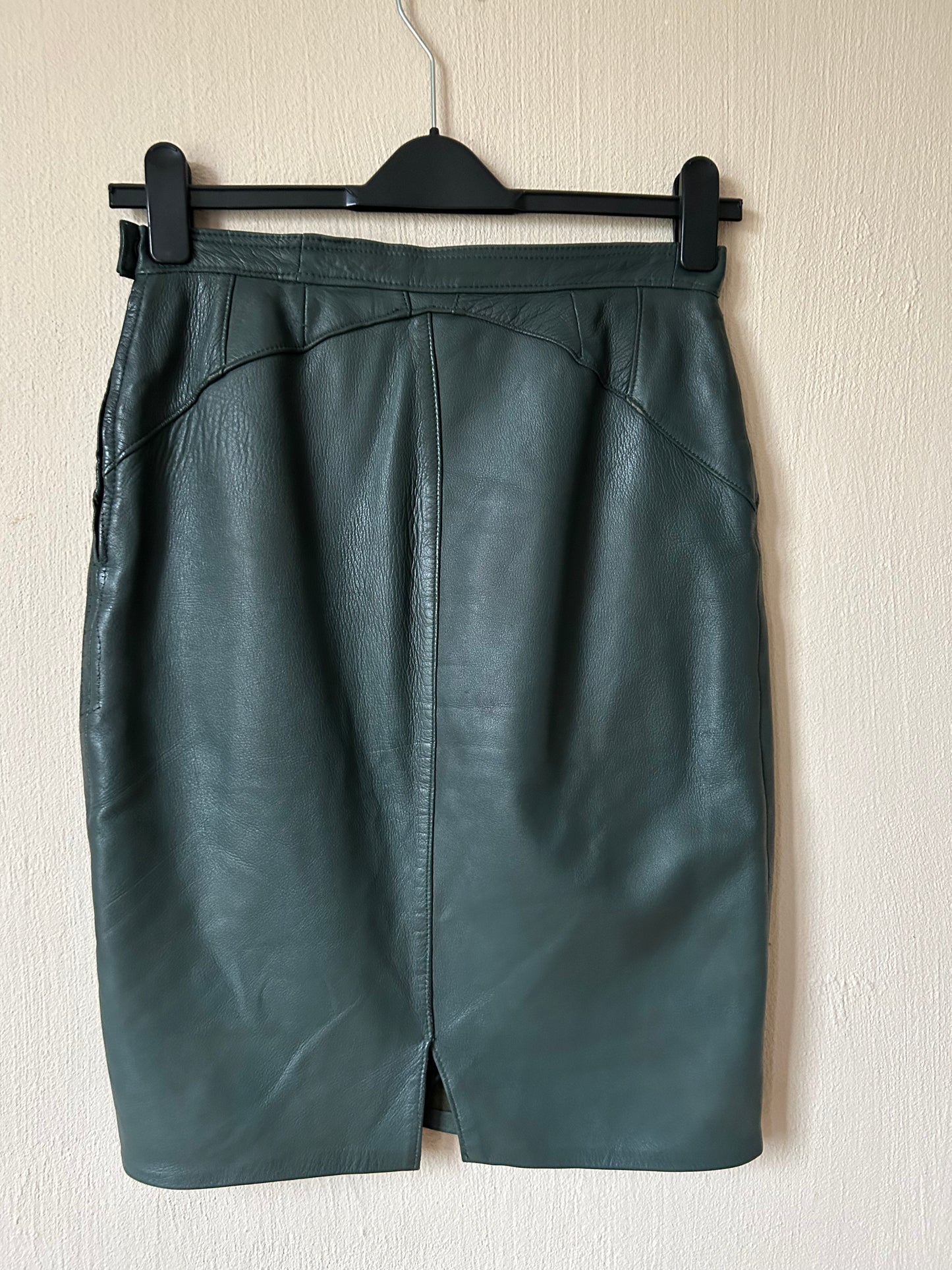 Vintage leather skirt