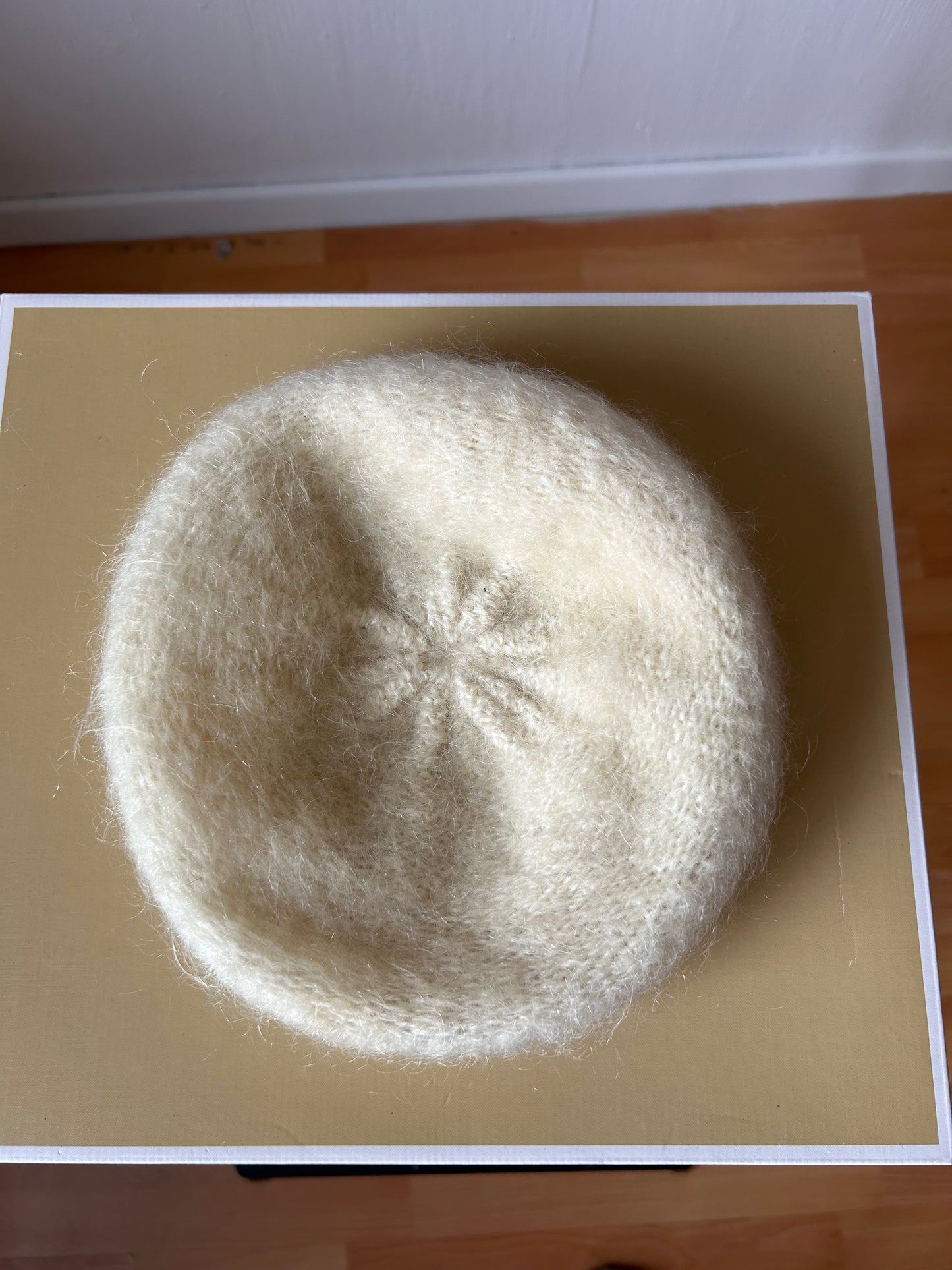 Mohair wool vintage beret