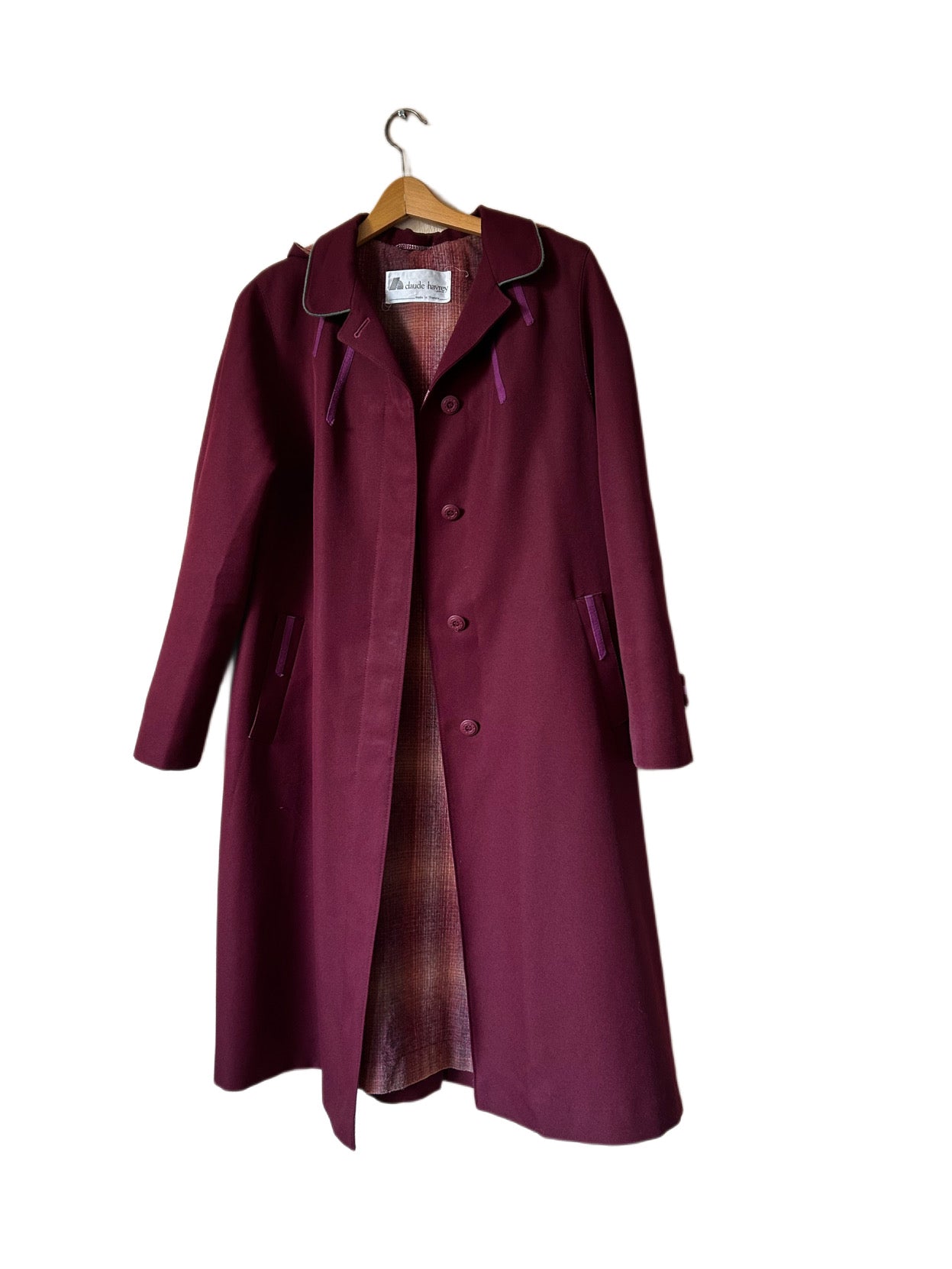 Claude Harvey hoodie coat