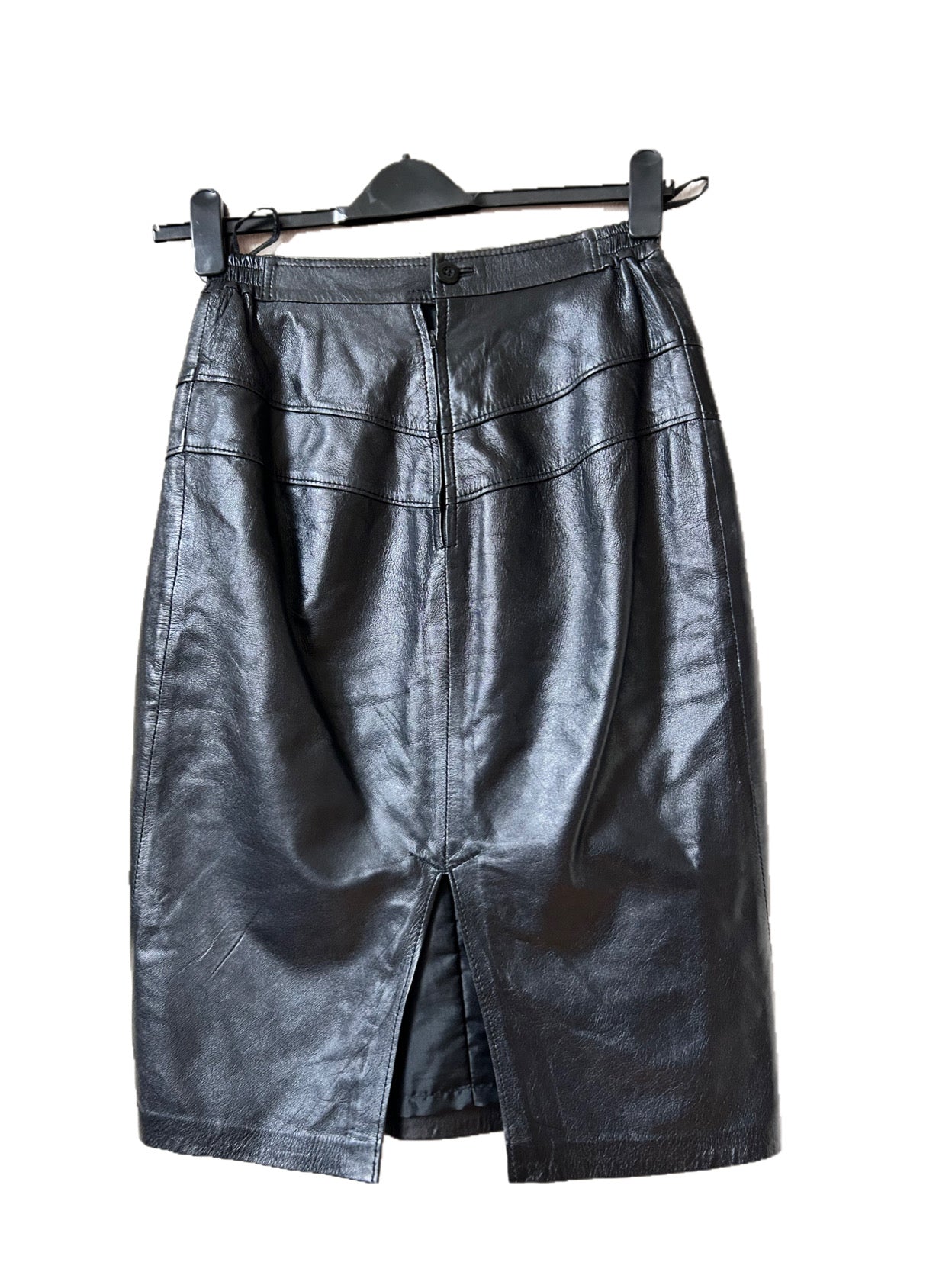 Vintage leather skirt