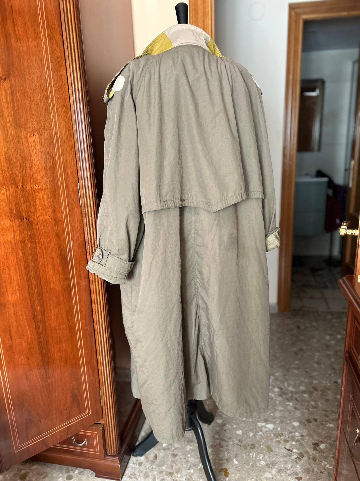Vintage maxi trench coat