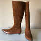 Vintage suede boots