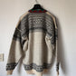 Nordic knit wool jumper XL