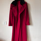 Cashmere wool blend maxi coat