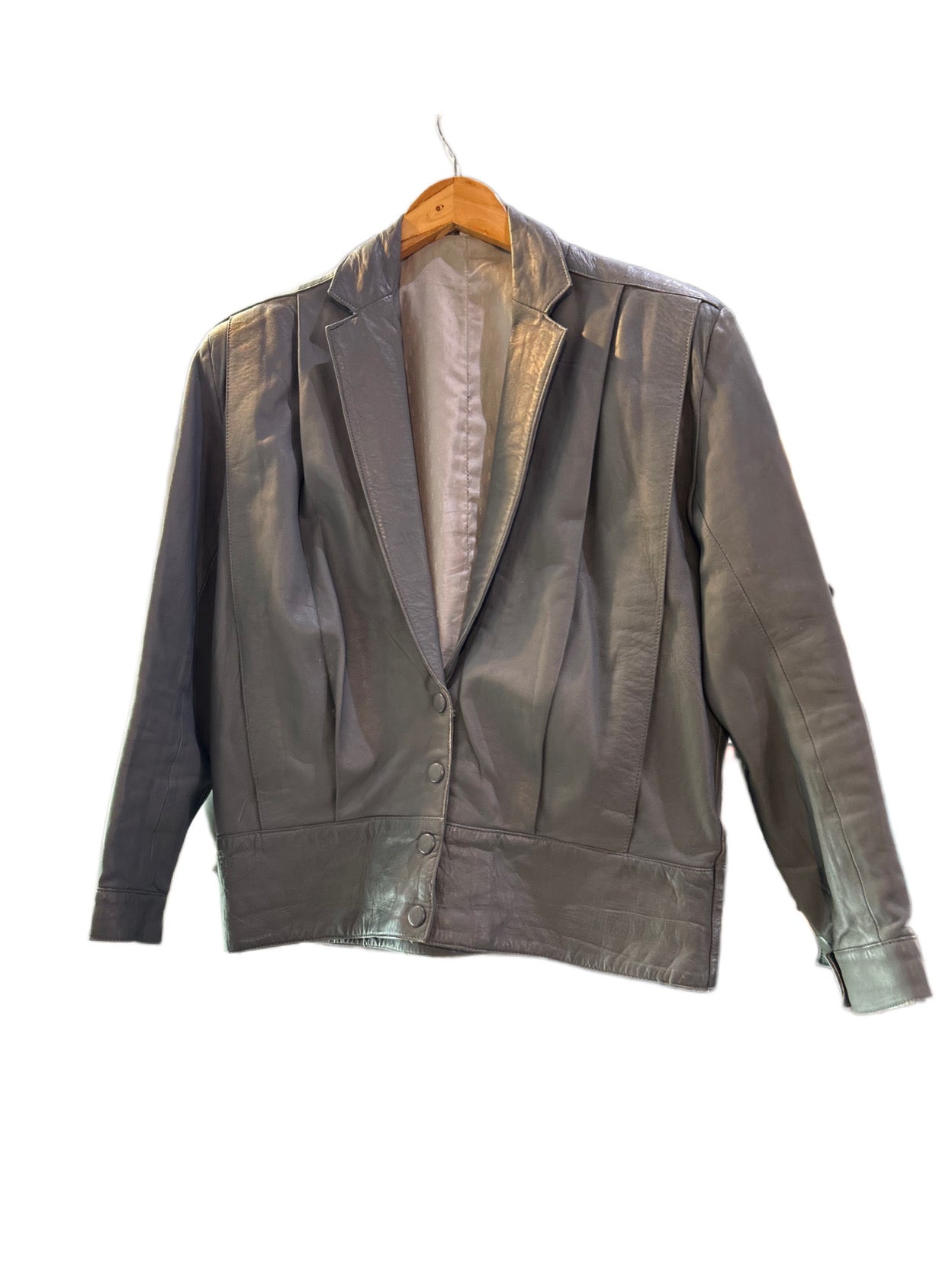 80s vintage leather jacket