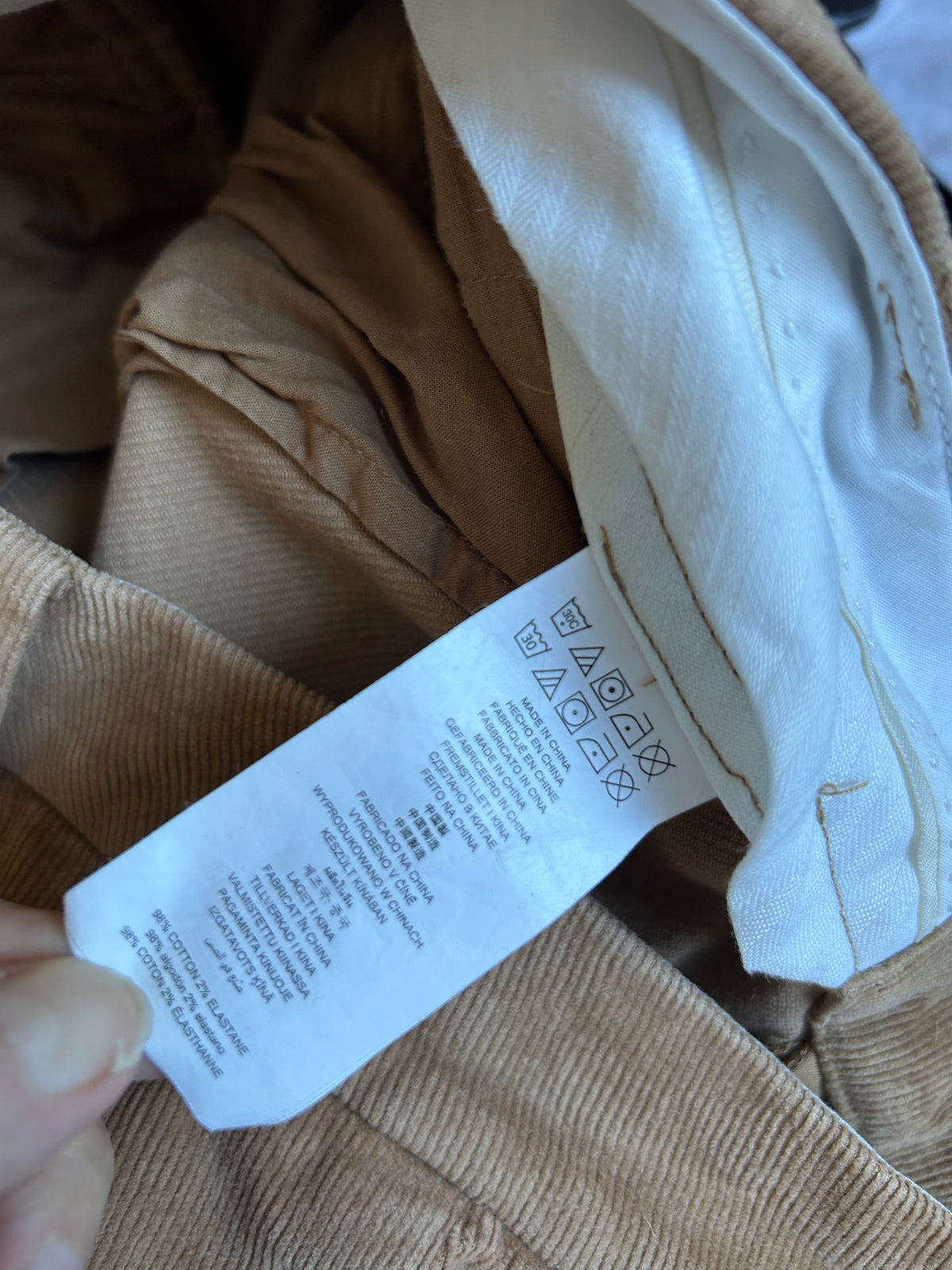 Michael Kors corduroy pants