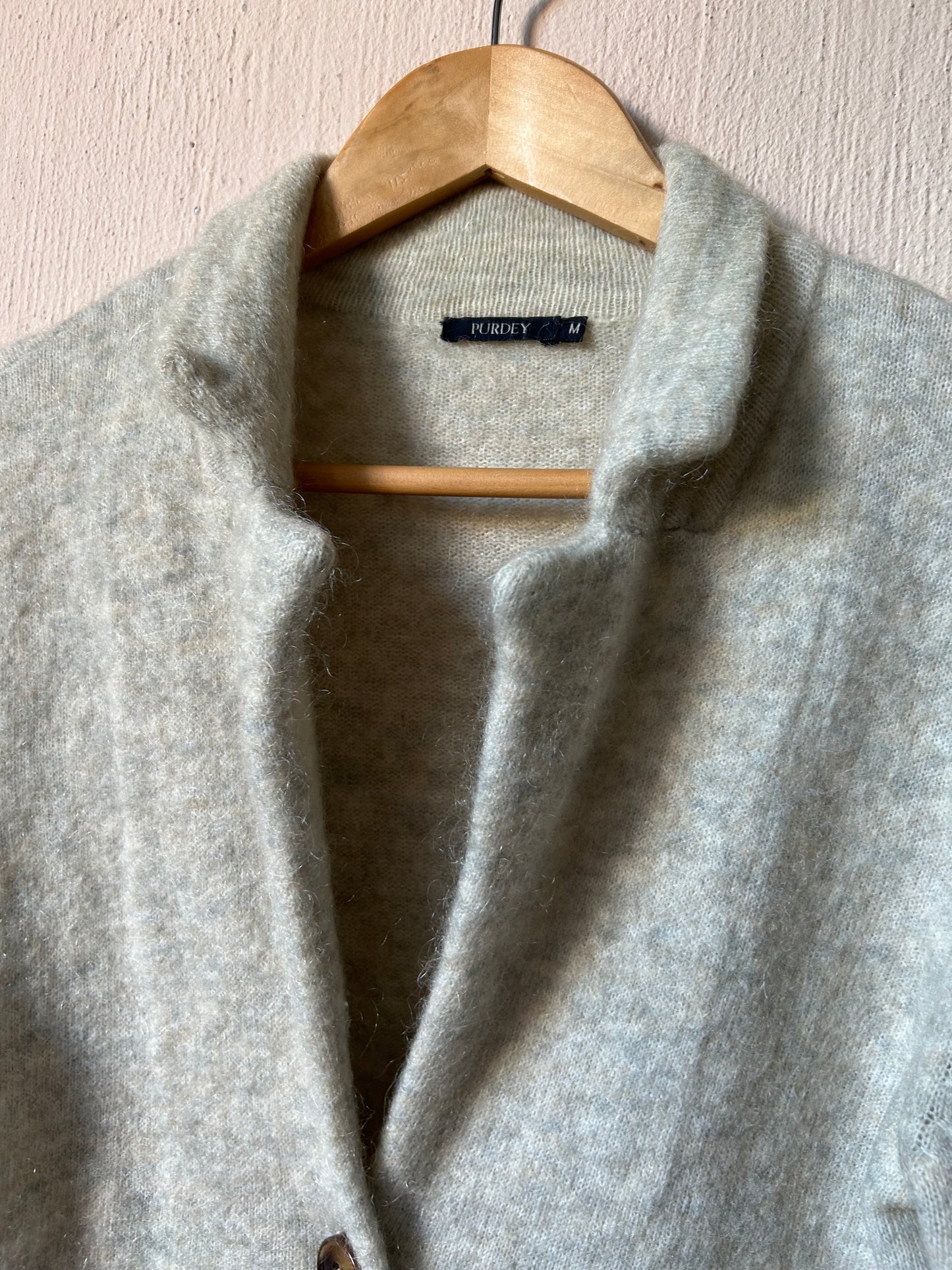 Purdey mohair cardigan