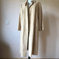 Suede look maxi vintage trenchcoat