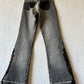 Vintage sequin flared jeans