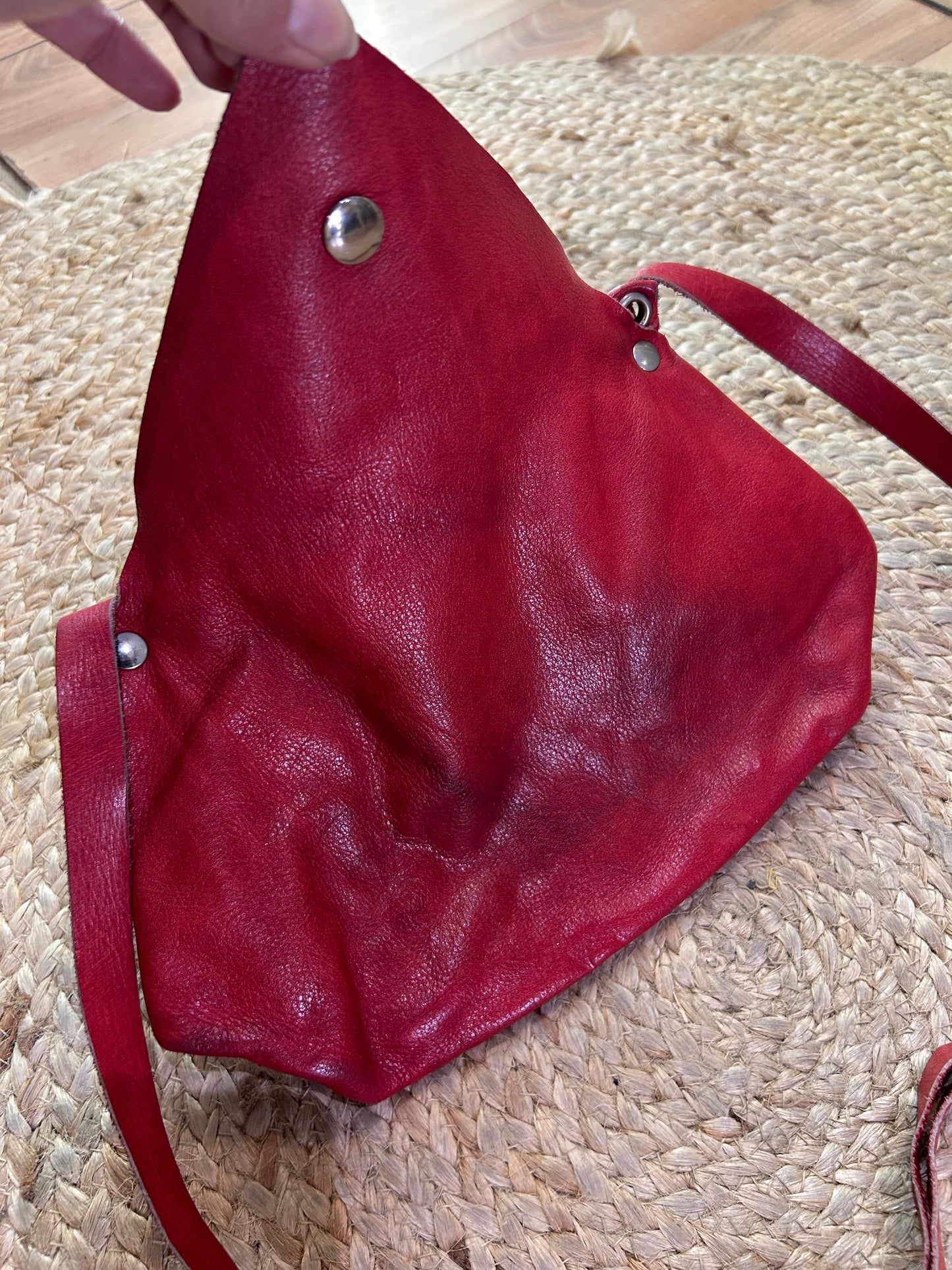 Leather crossbody bag