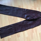 Vintage bordeaux leather pants