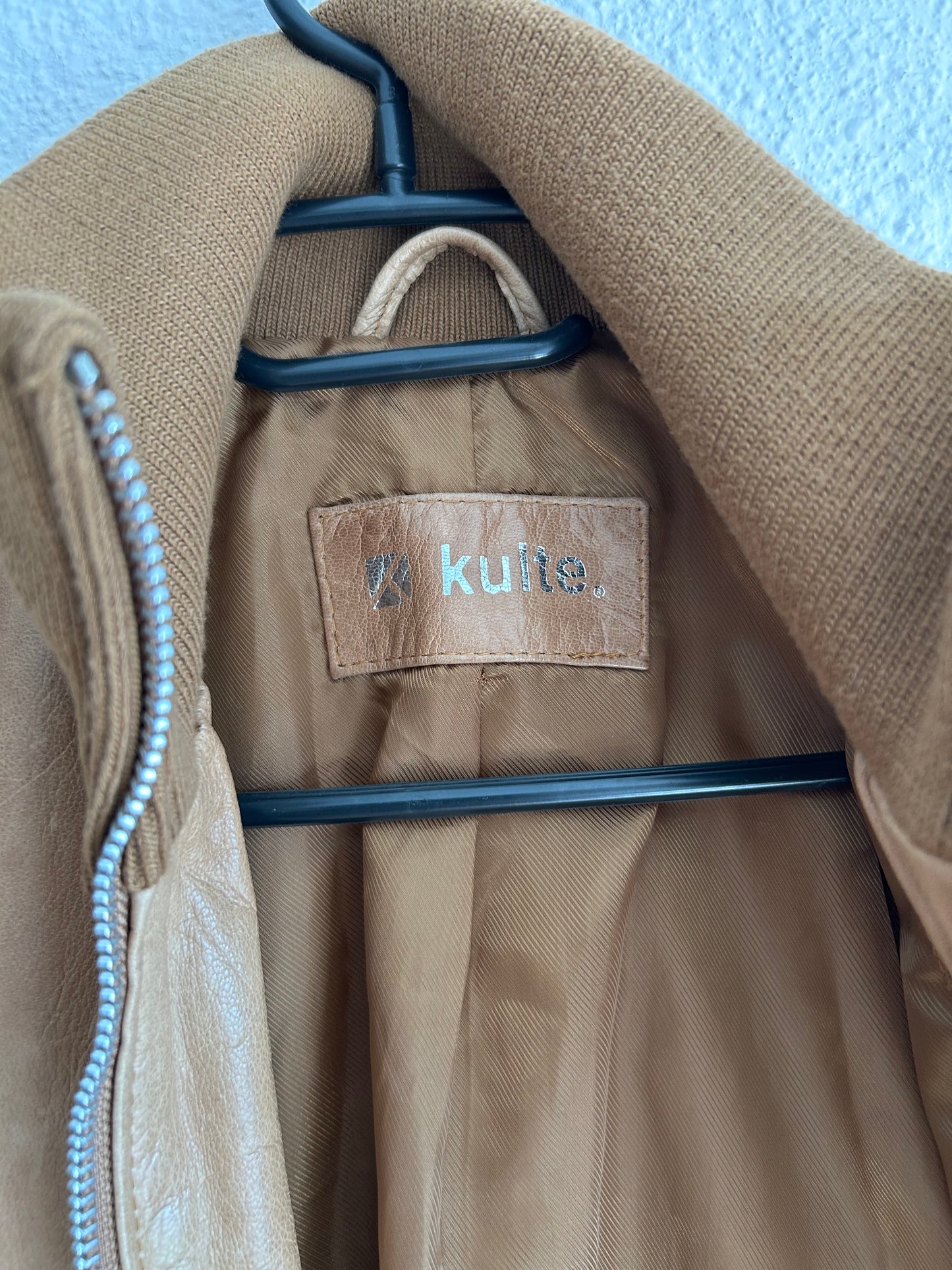 70s vintage leather bomber