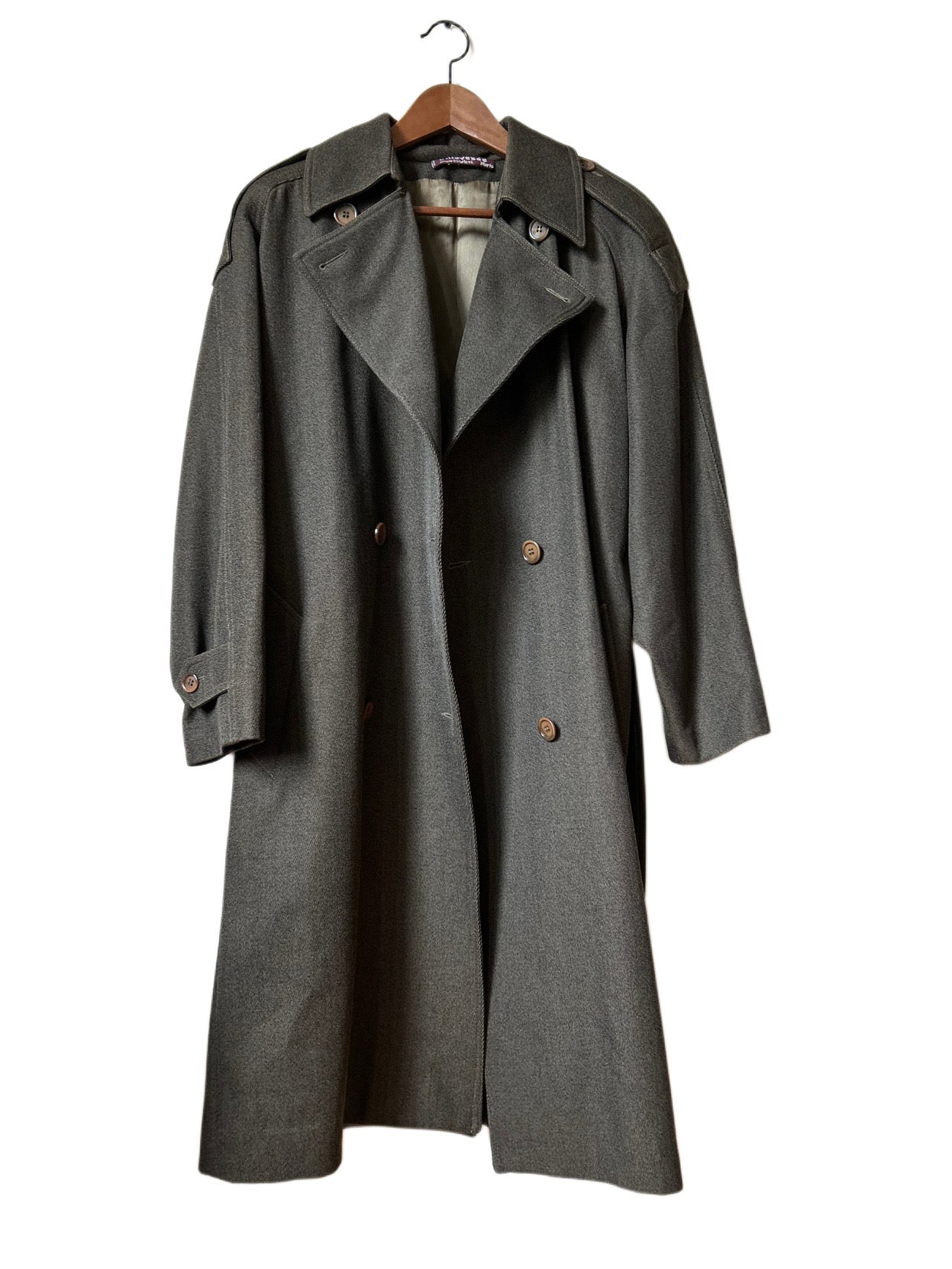 Vintage wool trench coat