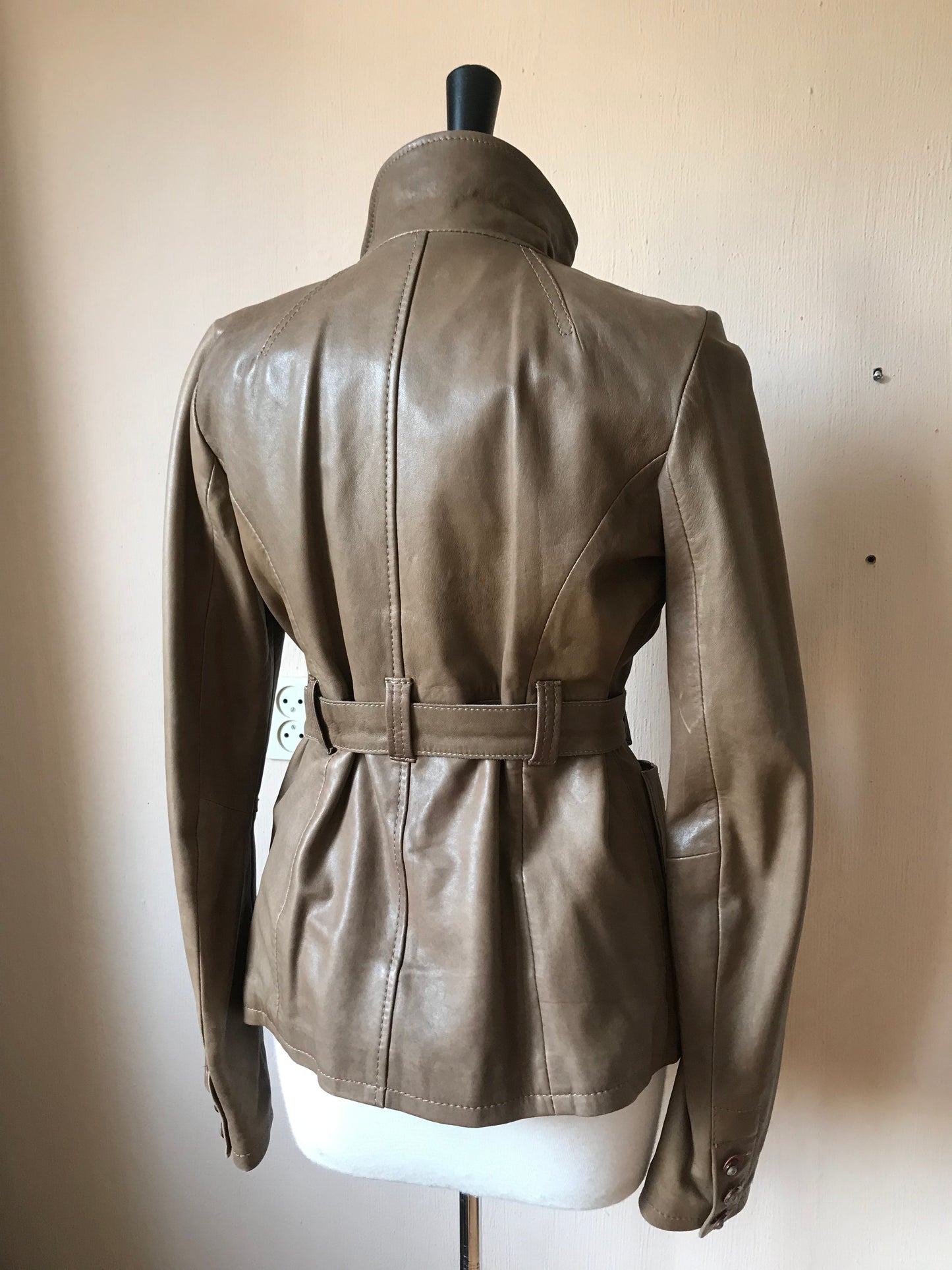 Diesel leather coat