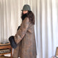 80s vintage winter coat (L)