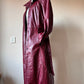 Naf Naf leather trench coat