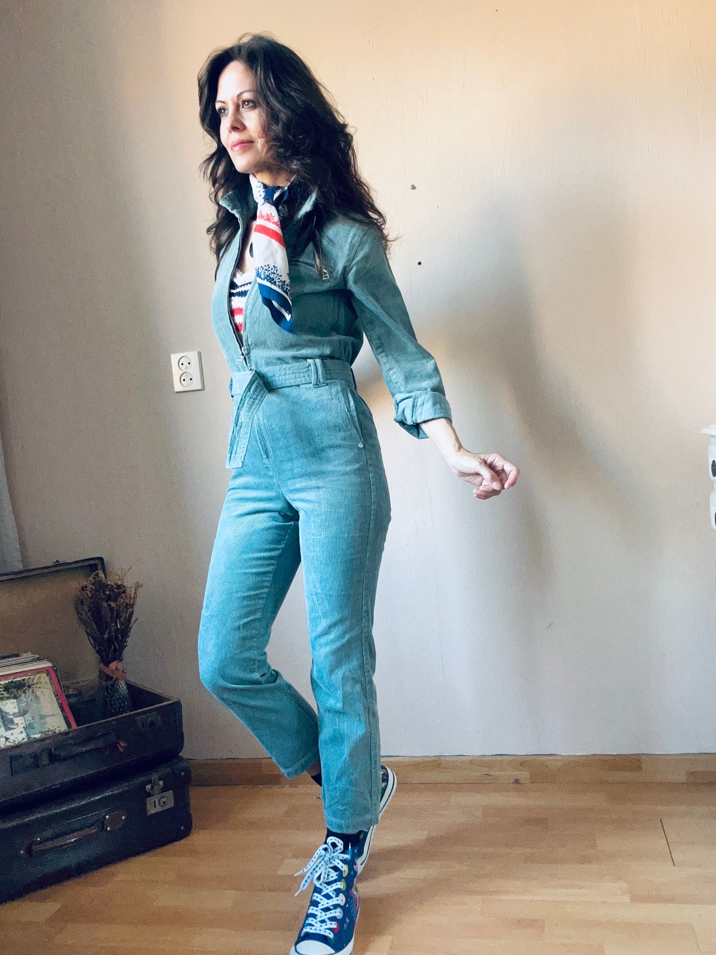 Corduroy jumpsuit