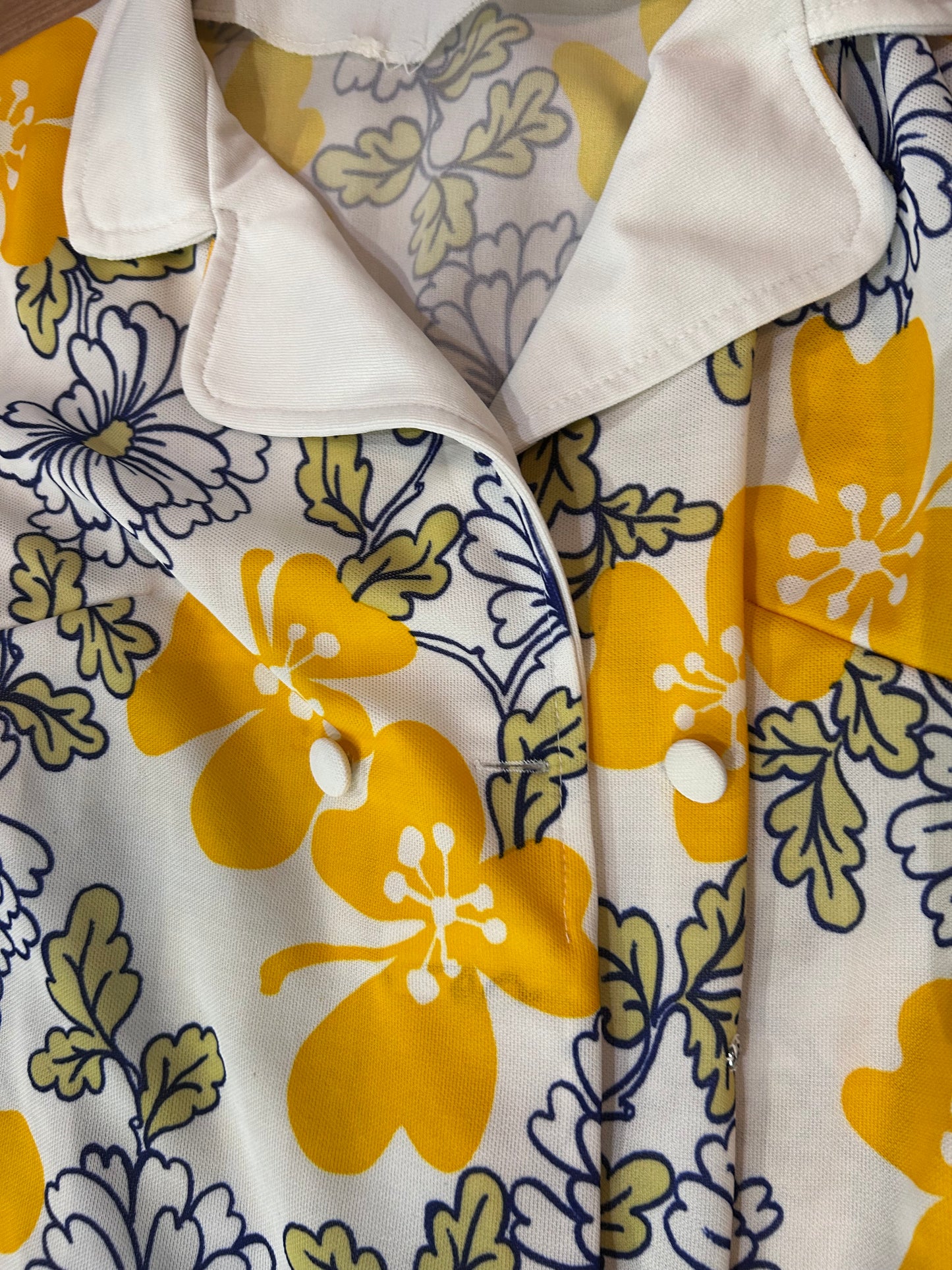 70s floral print dress