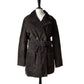 Naf Naf suede trench coat